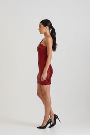 Sequin One Shoulder Dress