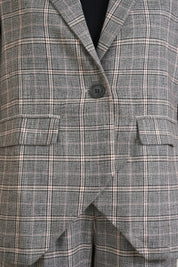 Brown and Grey Check Fallon Set