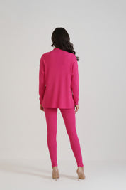 Hot Pink Halter Neck 3 Pc Co-ord