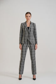 Grey Check Fallon Set