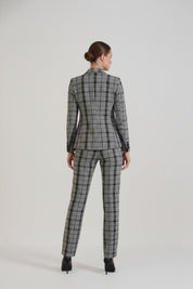 Grey Check Fallon Set