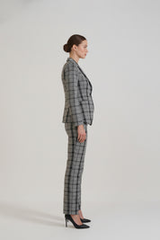Grey Check Fallon Set