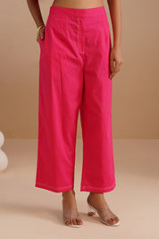 Dual-stitch Detailing Poplin Set