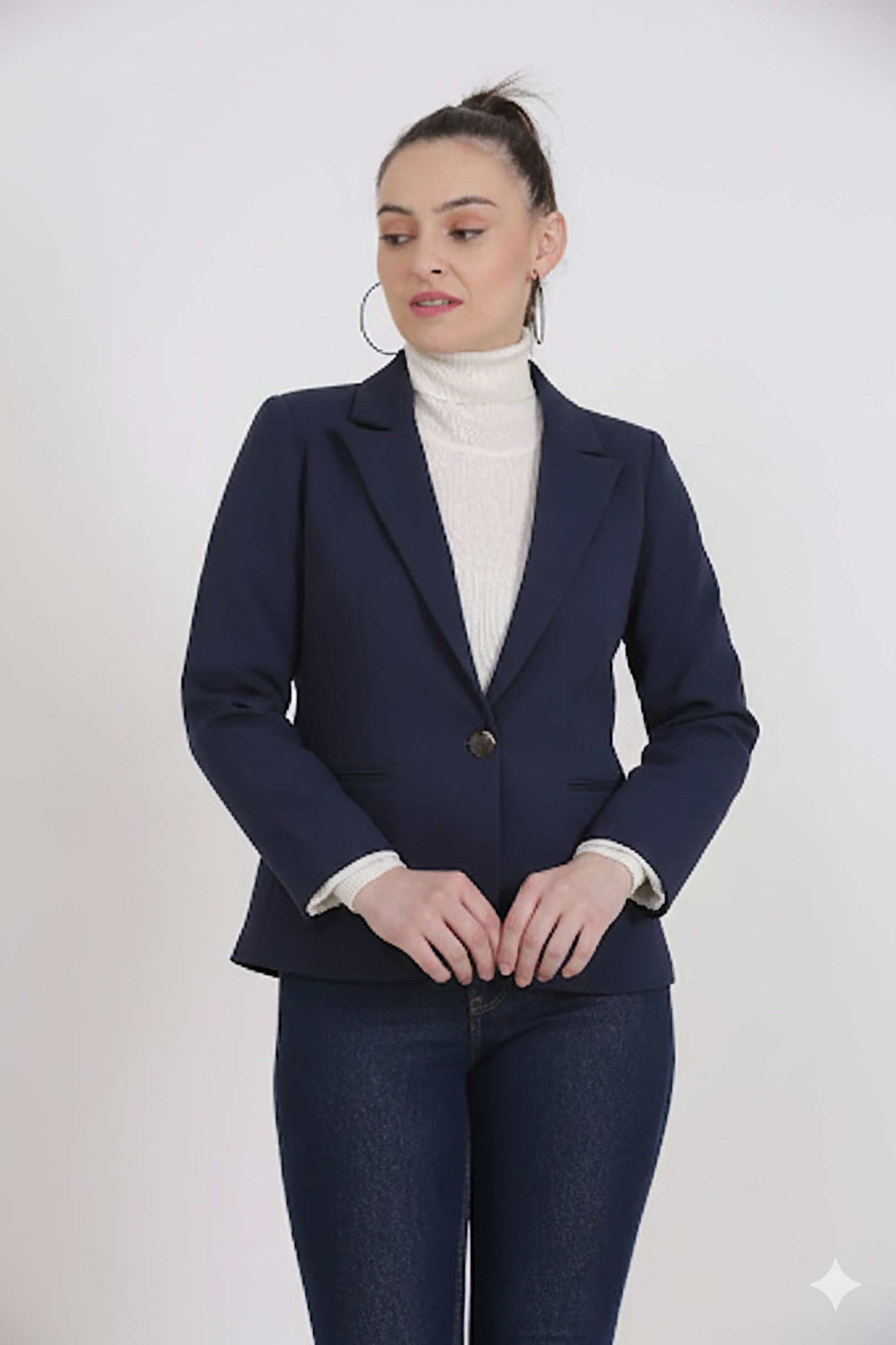 Navy Chloe Coat