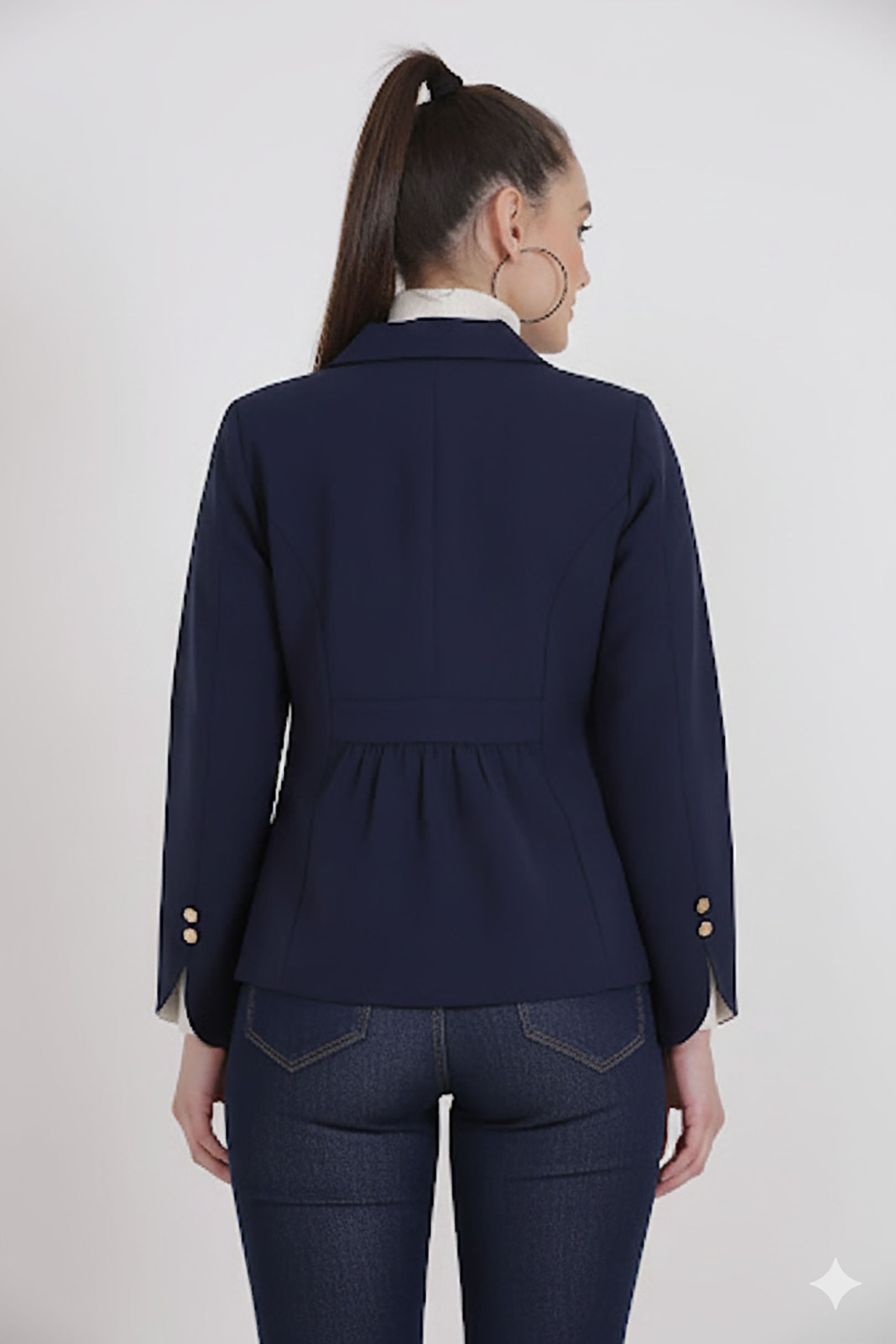 Navy Chloe Coat
