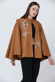 Tan Suede Cape