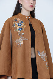 Tan Suede Cape
