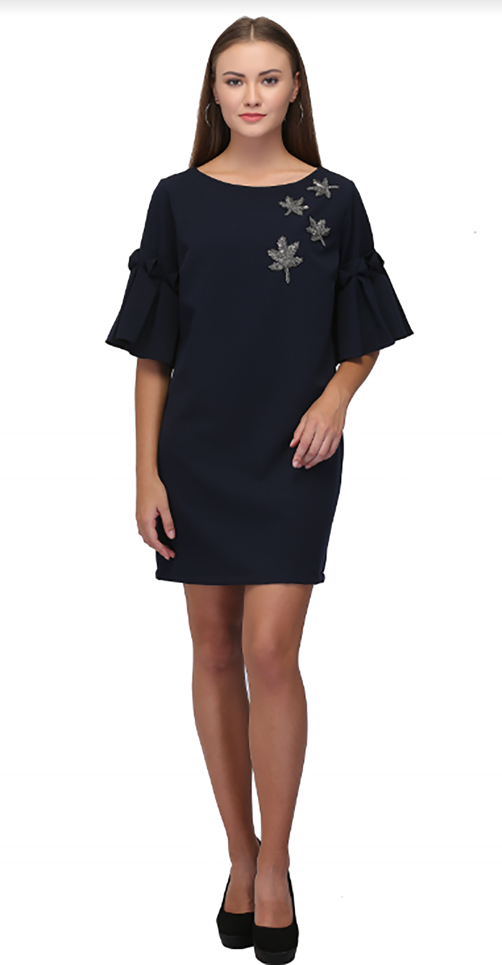 Navy Box Dress