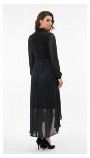 Black Asymmetrical Mars Dress